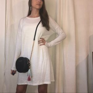 White Thin Sweater Dress Size Small Forever 21